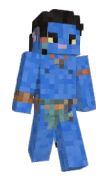 havelock blue and mariner Minecraft skin — Slim model — first worn by MeRagdoll