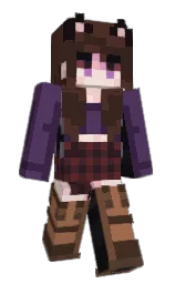 saddle and voodoo Minecraft skin — Slim model — first worn by MiaFM