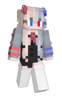 Front of Dxstor's skin