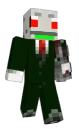 Strakkk's Minecraft skin wearing the Migrator cape