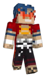 mongoose and bright red Minecraft skin — Classic model