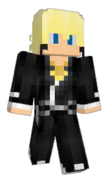 Aerafal's Minecraft skin wearing the 15th Anniversary cape