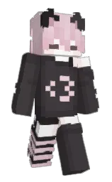 thunder and tundora Minecraft skin — Slim model — first worn by Wojtek_Tomek