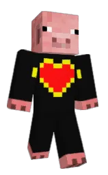 cod gray and sunglo Minecraft skin — Classic model — first worn by geobong12