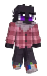 blackcurrant and ship gray Minecraft skin — Classic model — first worn by AKWarlock