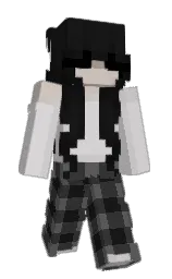 Hotsruba's Minecraft skin wearing the Pan cape