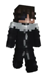 Front of konfeti's skin