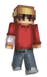 shuttle gray and metallic copper Minecraft skin — Slim model — first worn by Jezle