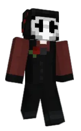 EMO7111's Minecraft skin wearing the Menace cape