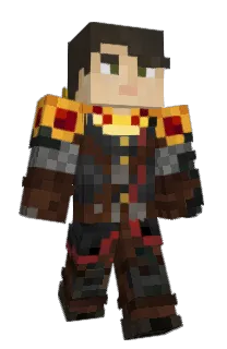 Front of blenderek's skin