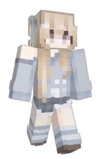 Front of velisia's skin