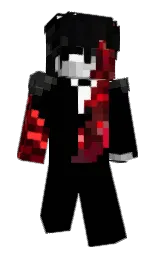 black and deep fir Minecraft skin — Slim model — first worn by hypnotick999