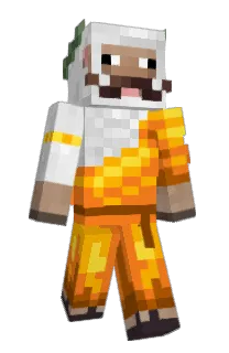 Front of stinkieman's skin