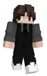 cod gray and tundora Minecraft skin — Slim model — first worn by DerBurgerman