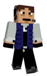black and pumice Minecraft skin — Classic model
