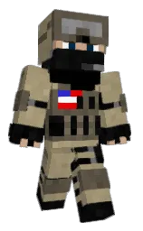 plex2017's Minecraft skin wearing the Founder's cape