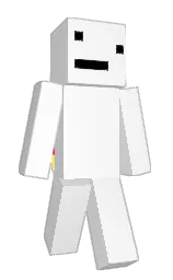 white and salomie Minecraft skin — Classic model