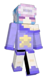 bridal heath and cornflower blue Minecraft skin — Slim model