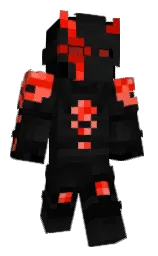 cod gray and black Minecraft skin — Classic model — first worn by LippAFK