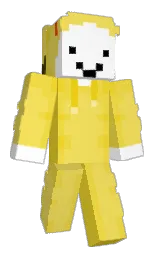 energy yellow and starship Minecraft skin — Slim model