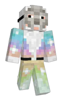Front of Orthn's skin