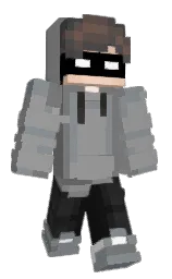 boulder and dusty gray Minecraft skin — Classic model — first worn by Kochar0402