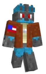 GamePopcorn27's Minecraft skin wearing the Founder's cape