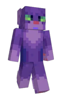 Front of purcaty's skin