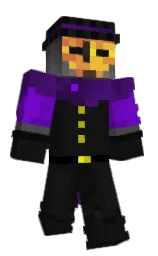 cod gray and white Minecraft skin — Classic model — first worn by Resetnus