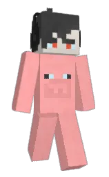 cornflower lilac and tundora Minecraft skin — Slim model