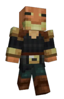 Front of frogeyed's skin