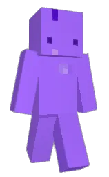 black and persian indigo Minecraft skin — Classic model