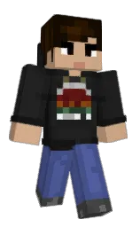 HolyDiver156's Minecraft skin wearing the Migrator cape