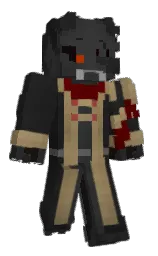 Hardfire57's Minecraft skin wearing the Follower's cape