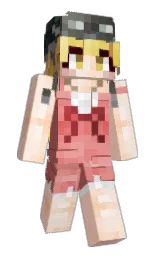 Shinobu_Oshino_'s Minecraft skin wearing the Migrator cape