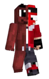ulvernD's Minecraft skin wearing the Purple Heart cape