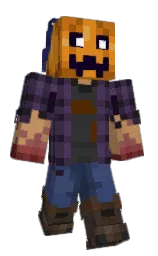 blackcurrant and zest Minecraft skin — Classic model — first worn by lomk_