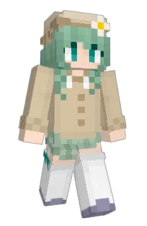 Front of Ceslie's skin