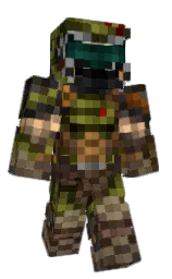 Arrow_M1's Minecraft skin wearing the Menace cape