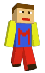 MesD123's Minecraft skin wearing the Zombie Horse cape