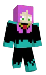 black and java Minecraft skin — Classic model