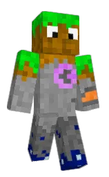 gray and dusty gray Minecraft skin — Classic model