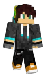 Adissaric's Minecraft skin wearing the Migrator cape
