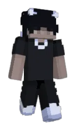 Vuyx's Minecraft skin wearing the Migrator cape