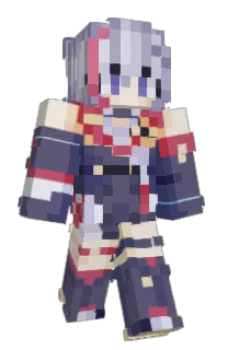 Front of BumNom's skin
