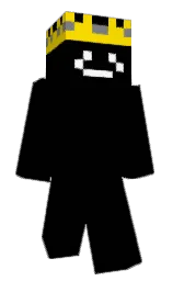 black and school bus yellow Minecraft skin — Classic model — first worn by Kawethra_