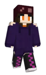 Toothy_Deerryte's Minecraft skin wearing the Aurora cape