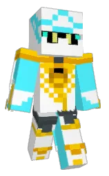 pampas and aquamarine Minecraft skin — Classic model