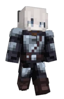 Front of Powir's skin