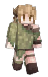 laser and black Minecraft skin — Slim model — first worn by tireddbee